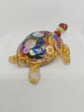 Tortue en Résine Époxy – Figurine Décorative Artisanale