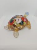 Tortue en Résine Époxy – Figurine Décorative Artisanale