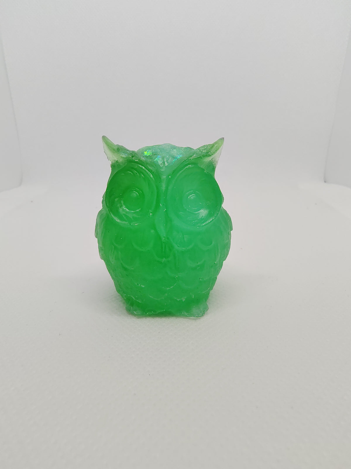 Hibou en Résine Époxy – Figurine Décorative Artisanale