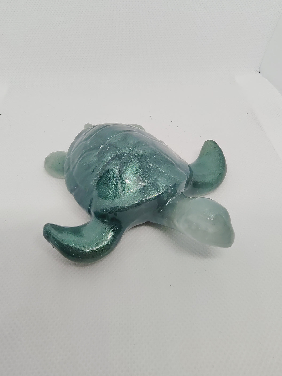 Tortue en Résine Époxy – Figurine Décorative Artisanale