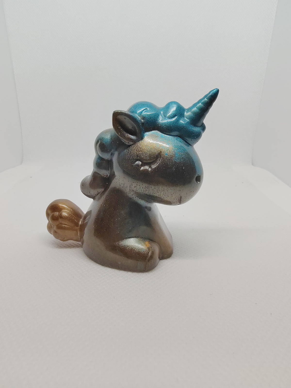 Licorne en Résine Époxy – Figurine Décorative Artisanale
