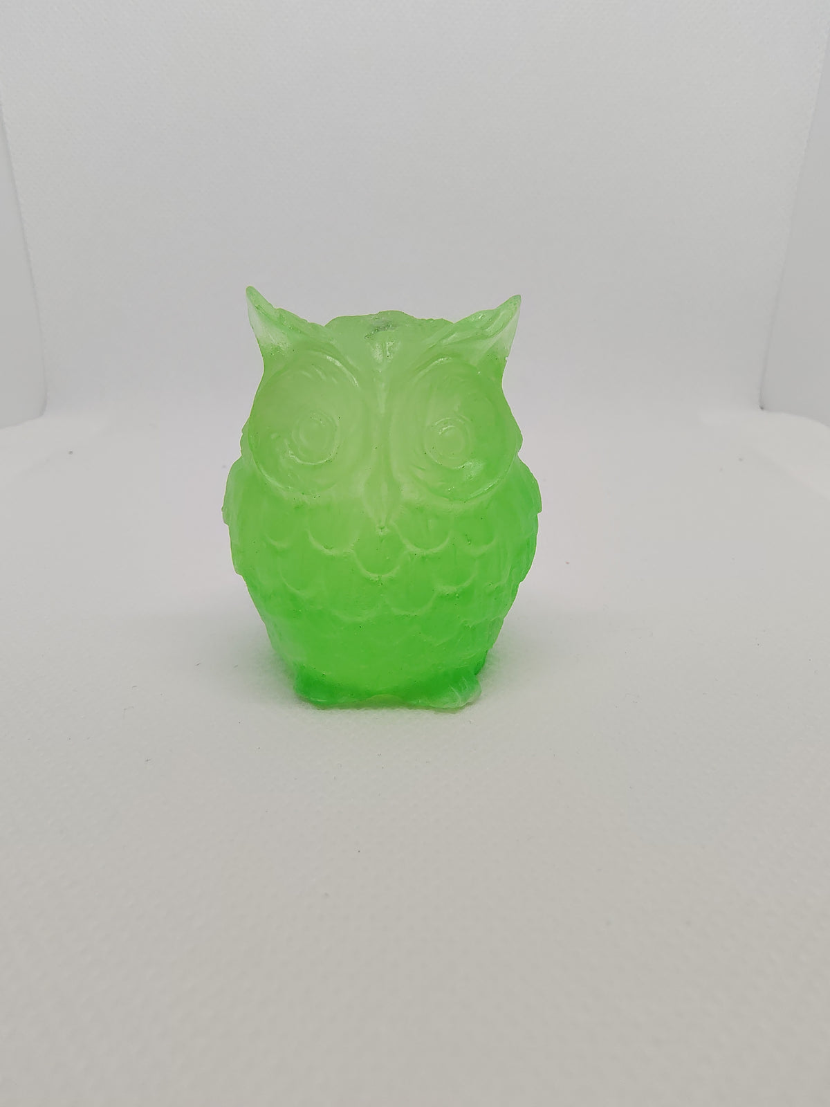 Hibou en Résine Époxy – Figurine Décorative Artisanale