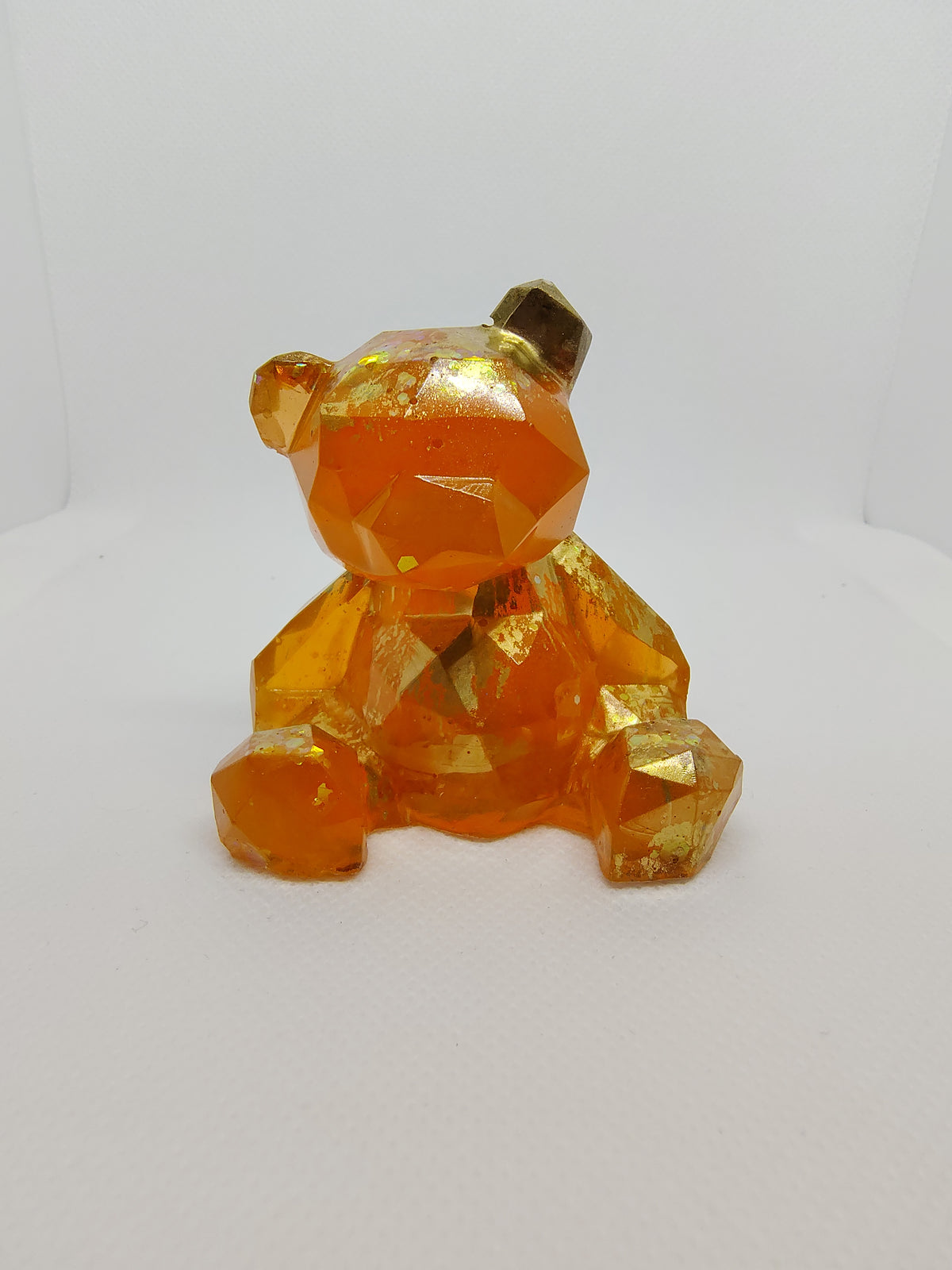 Ours en Résine Époxy – Figurine Décorative Artisanale