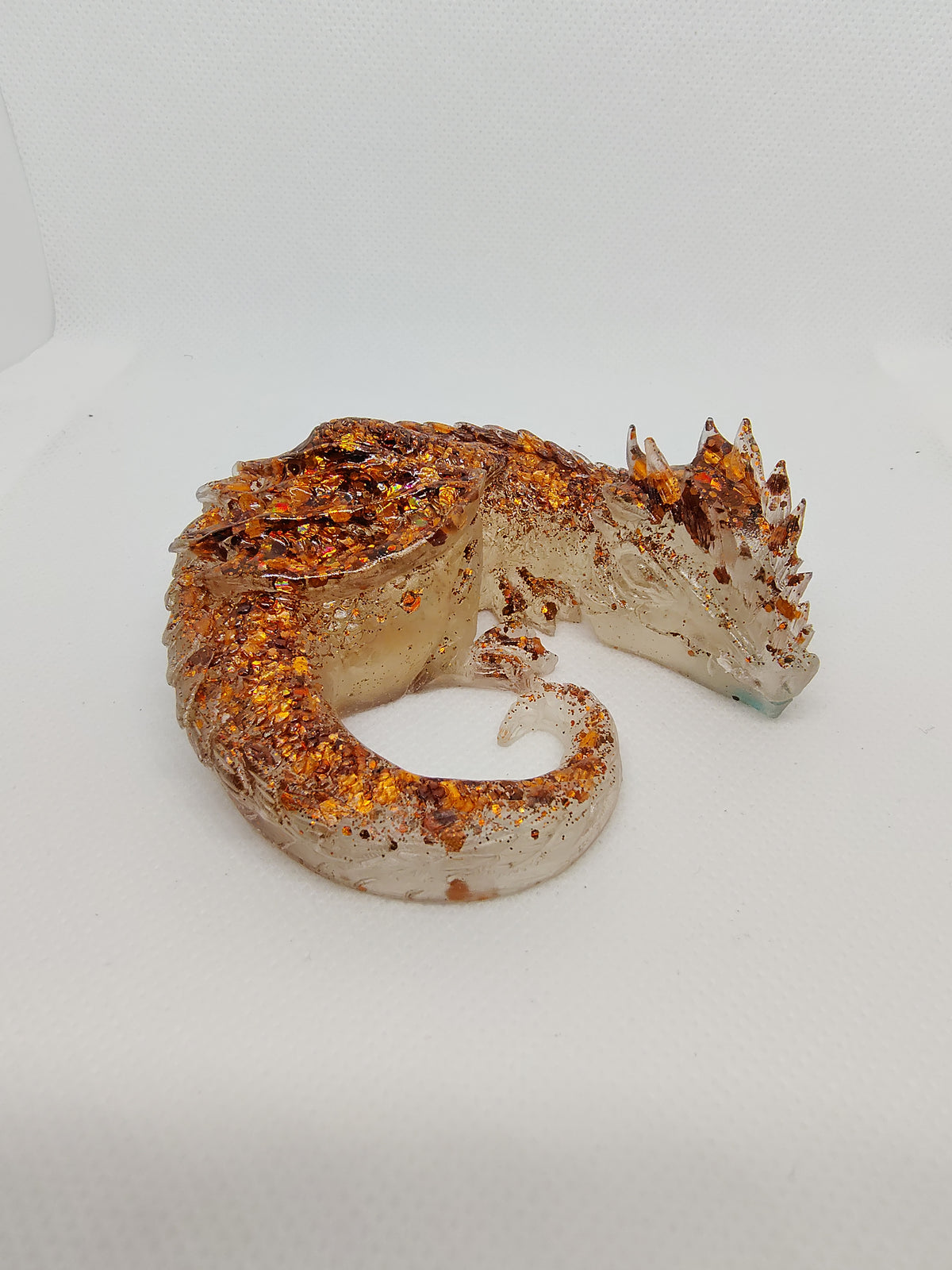 Dragon en Résine Époxy – Figurine Décorative Fantastique artisanale